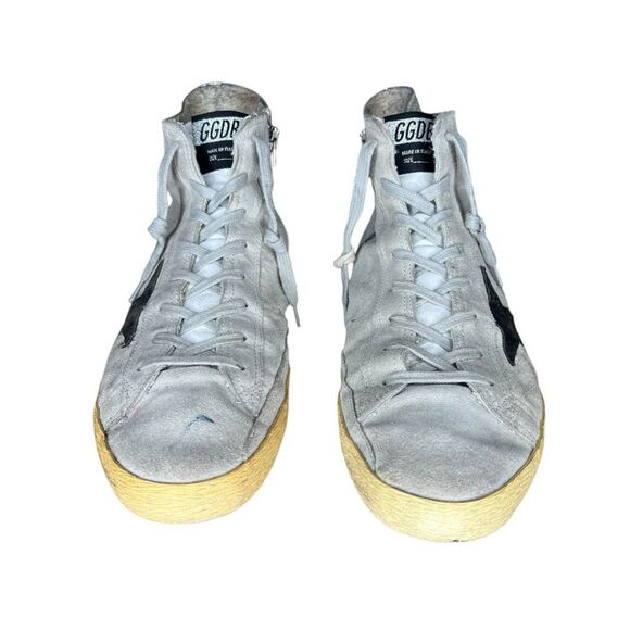 Golden Goose Francy Suede Gray Black Size 43 10 US - Picture 2 of 8